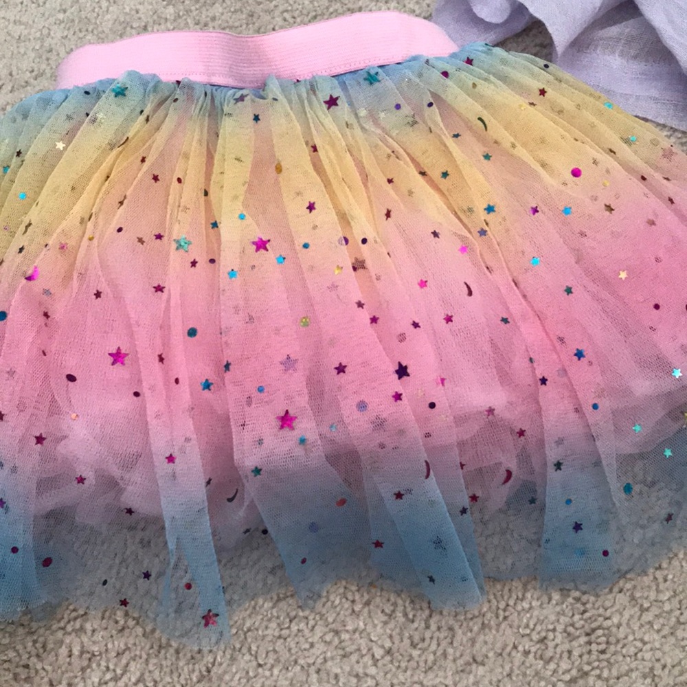 Rainbow in sparkly
